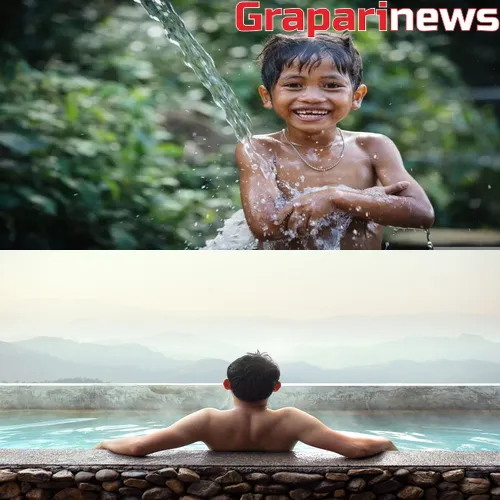 mandi air dingin vs hangat