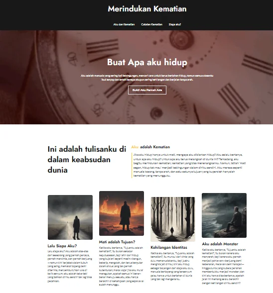 web merindukan kematian